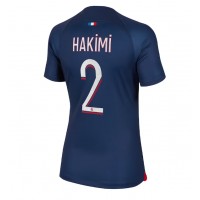 Billiga Paris Saint-Germain Achraf Hakimi #2 Hemma fotbollskläder Dam 2023-24 Kortärmad